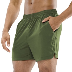 Pantalones Cortos Deportivos para Hombre OEM de 5 Pulgadas, Casuales, de Secado Rápido, Ligeros, de Cintura Media, con Cierre de Cordón, Bolsillos, Tela de Pana - Product Image 5