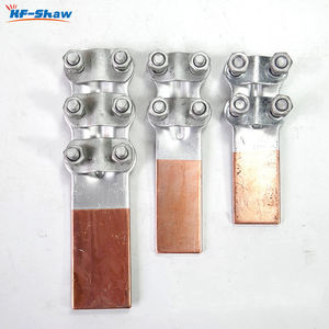 Bornes de câble en aluminium à sertir de la série SLG personnalisées, pinces de transition bimétalliques, plaquées étain pour l'énergie électrique industrielle - Product Image 3