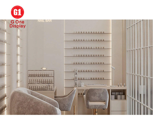 Mobilier de salon de beauté européen |   Comptoir d'exposition de produits de salon sur mesure et designs d'aménagement intérieur de salon - Product Image 4