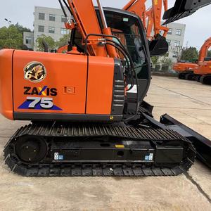 Mini-pelle Hitachi ZX75 haute puissance Japon-Matériel de construction d'occasion avec pompe à moteur à noyau et composants PLC à un prix - Product Image 5
