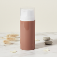 Flacon pulvérisateur sans air portable de haute qualité 15 ml-200 ml Mini flacon pulvérisateur sans air personnalisé en plastique PP Emballage cosmétique