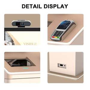 <span class=keywords><strong>Hotel</strong></span> 21,5 "LCD capacitiva táctil HD Cámara Pago en efectivo Quiosco de autoservicio con impresora de recibos - Product Image 4