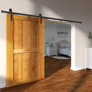 Kit de puerta corredera de 8 ruedas de cierre suave doble para baño, sala de estar, cocina