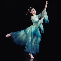 Costume de danse chinoise pour filles, robes de spectacle de danse classique, robes d'examen artistique