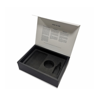 Caja de papel de regalo de cuidado de la piel de maquillaje magnético con logotipo personalizado caja de embalaje de cartón rígido cosmético reciclable