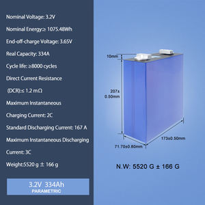 EVE Orijinal LF344 3.2V 350Ah LiFePO4 Pil Hücresi, Fabrikada Kaynaklanmış <span class=keywords><strong>2</strong></span> Delikli Saplamalı Adaptör Kutuplu <span class=keywords><strong>2</strong></span> Delikli Adaptörlü Hızlı DDP Kargo - Product Image 6