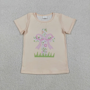 Camisetas con estampado de conejitos para niñas, camisetas de Pascua, camisetas de verano para hermanas - Product Image 5