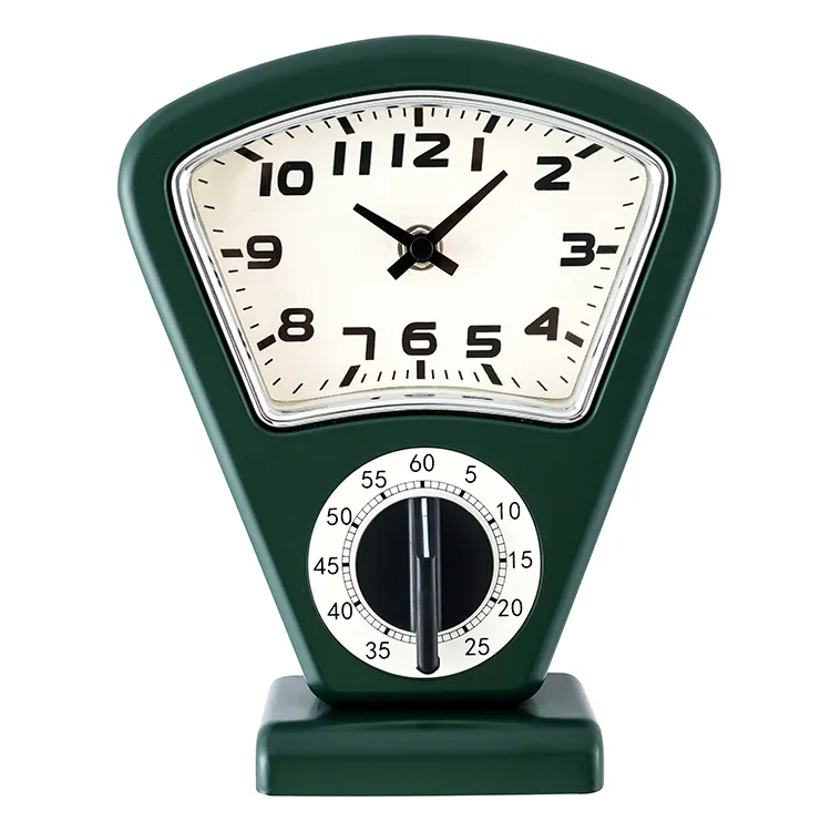 2021 modern Vintage quartz alarm clock timer table clock kitchen room decor digital Clocks home decoration