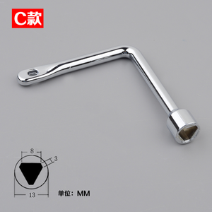 Serrure de <span class=keywords><strong>porte</strong></span> d'<span class=keywords><strong>ascenseur</strong></span> moderne en acier inoxydable avec clé d'<span class=keywords><strong>ouverture</strong></span>/fermeture et clé triangulaire pour pièces de <span class=keywords><strong>porte</strong></span> de palier d'<span class=keywords><strong>ascenseur</strong></span> - Product Image 6