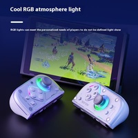 J20 Knight Pengontrol Game Nirkabel Getaran Ganda Tombol Mekanik Kiri & Kanan untuk Aksesori Pengontrol Nintendo Switch