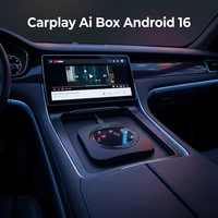 Adaptateur filaire CarPlay & Android Auto, AiBox portable universel, compatible USB, Plug-and-Play, mise à jour vers Android 13