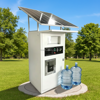 Máquina Expendedora de Agua Solar YISO, Sin Conexión a la Red, con Múltiples Sistemas de Filtración (RO), Tanque de Acero Inoxidable de 180L para Zonas Rurales