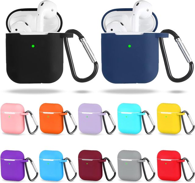 Supports Wireless Charging Earphone Case Silicone Skin Full Protective Cover Compatible for Airpods Pro Headphone