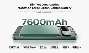 Teléfono Inteligente DOOGEE B10 Edición VIP, CPU G100, Android 16, 4G, 7600mAh, NFC, 6+256GB - Product Image 6