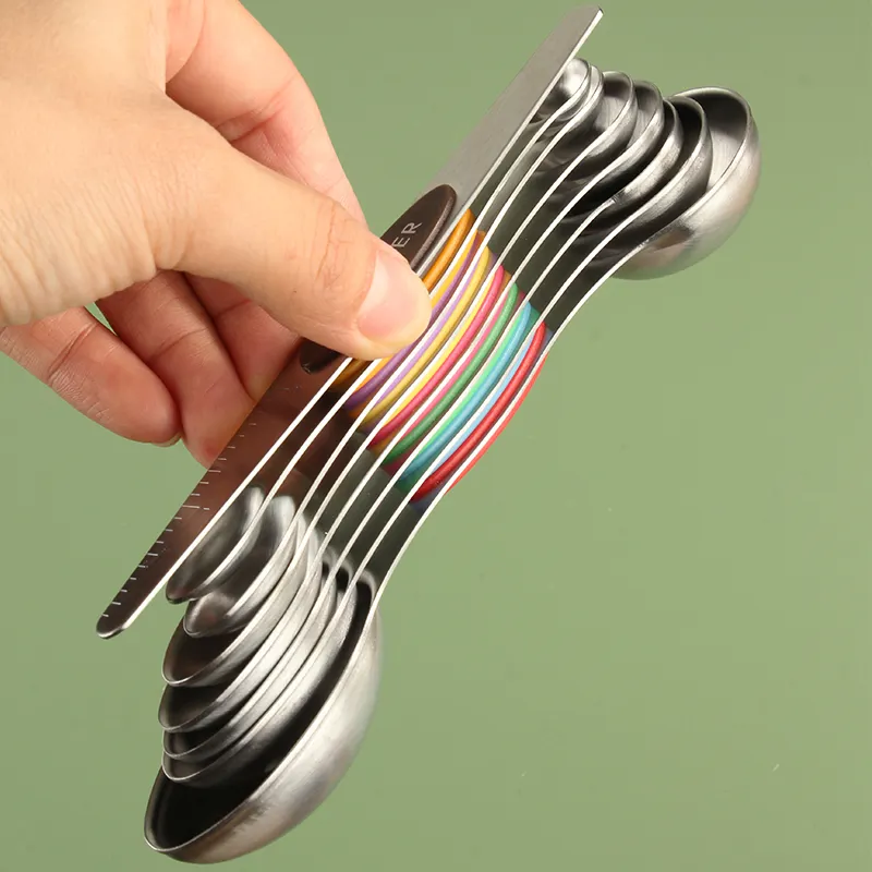 Magnetic Measuring Spoons Set For Baking Cooking