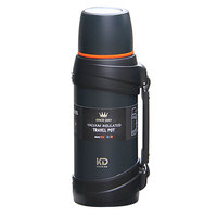 Thermos de 2,5 litres avec poignée ergonomique, bouteille d'eau en acier inoxydable anti-fuite, garde au chaud et au froid pendant 24 heures