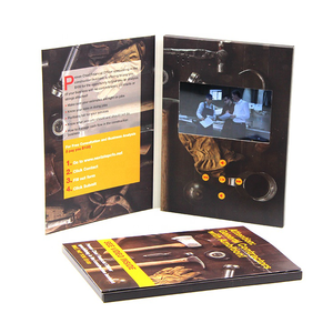 Bien conçu, <span class=keywords><strong>prix</strong></span> de gros, marketing, promotion, entreprise, personnalisé 7 pouces lcd, affiche vidéo, livre de brochures - Product Image 1