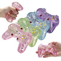 Mainan Squishy Gamepad Payet Multiwarna yang Menakjubkan, Lembut, Lambat Mengembang, Pereda Stres untuk Kantor, Pelepas Kecemasan