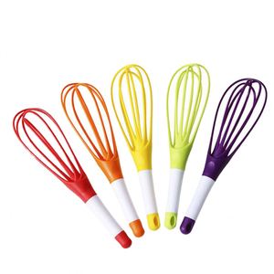 2 in 1 Kitchen Cooking <b>Plastic</b> Whisk Tool Rotary Manual <b>Egg</b> Beater - Product Image 1