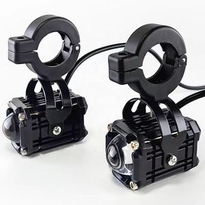 2pcs Lumineux 3000LM LED Moto Phare Démon Ange Yeux Auxiliaire Travail Lumière phare moto État Nouveau - Product Image 1