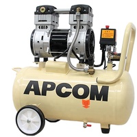Compresseur d'air dentaire sans huile super silencieux 550W 9L, pour aérographe, avec sécheur silencieux 24L 9L 550W