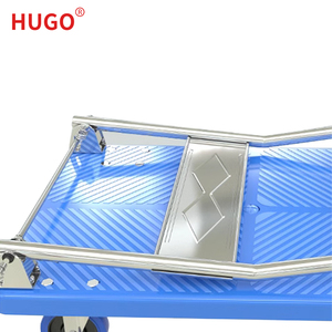 100kg 150kg 1 Ton katlanır katlanabilir otel bagaj platformu kamyon itme el market arabası - Product Image 3