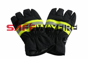 Gants de pompier Safeway <span class=keywords><strong>Fire</strong></span> <span class=keywords><strong>Force</strong></span> EN659 ISO, nouveaux gants de sécurité structurels pour la lutte contre l'incendie, aramide 4 couches - Product Image 4