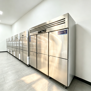 Réfrigérateur-congélateur sous comptoir à six portes, grand volume, pratique, dégivrage automatique, mode éco, corps résistant à l'usure, pour usage commercial - Product Image 5