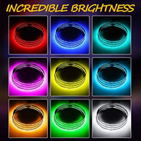 Terlaris 14 \ "15.5 \" 17 \ "LED diterangi lampu cincin roda kondisi baru pencahayaan eksterior otomatis UTV bagian Aksesori