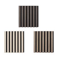 Le panneau acoustique mural en lattes de bois Akupanel, best-seller moderne, est utilisé pour les échantillons de murs intérieurs.