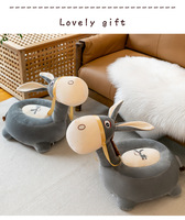 Nouveau Fauteuil en Peluche Chameau de Dessin Animé pour Enfants, Siège Canapé, Tabouret Animal, Pouf Paresseux, Jouet à Chevaucher pour la Décoration de la Chambre à Coucher et de la Salle de Jeux, Cadeau pour Enfants
