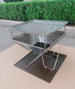 Parrilla de carbón para interiores <span class=keywords><strong>y</strong></span> exteriores, <span class=keywords><strong>barbacoa</strong></span> portátil de campo sin humo - Product Image 5
