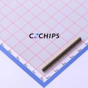 X1321WVS-2x38J-C40D53 Pin Header SMD,P=1.27mm Connector ( Pin Structure: 2x38P )( Pitch: 1.27mm )( Row Spacing: 1.27mm ) - Product Image 2