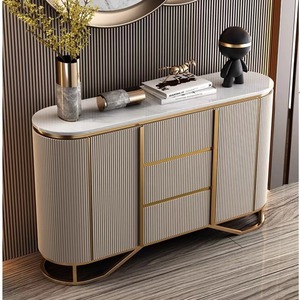 Mobile e Credenza <span class=keywords><strong>da</strong></span> <span class=keywords><strong>Soggiorno</strong></span> Moderni di Lusso con Design a Pannelli, in Legno Ecologico per Uso Alberghiero, Fabbricato in Cina - Product Image 1
