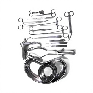 Kit de Instrumentos Quirúrgicos Menores Avanzados, Pinzas Hemostáticas de Acero Inoxidable de Grado Médico con Anillo Dorado para Cuidado en Clínicas Veterinarias - Product Image 1