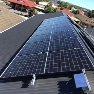 Tấm pin mặt trời dân dụng đơn tinh thể màu đen hiệu suất cao cho hệ thống năng lượng - Product Image 2