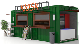 Contenedor Prefabricado, Contenedor Móvil para Exteriores, Casa Contenedor Portátil, Diseños de Quiosco Prefabricado para Panadería y Cafetería - Product Image 6