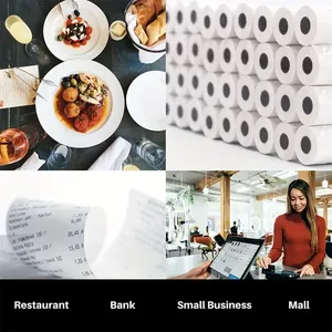 Có thể tái chế tiền mặt đăng ký giấy cho hiệu quả giao dịch POS nhiệt giấy cuộn 57*40 nhiệt giấy cuộn - Product Image 3