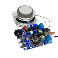 Kit de haut-parleur Bluetooth HT6872, amplificateur audio avec boîtier en acrylique, kit de montage par soudure pour petite enceinte, idéal pour l'éducation STEM