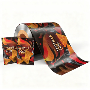 Rouleau de film BOPP de qualité alimentaire imprimé et laminé pour l'emballage de gâteaux et de chips, rouleau d'emballage pour feuilles et chips OEM - Product Image 5