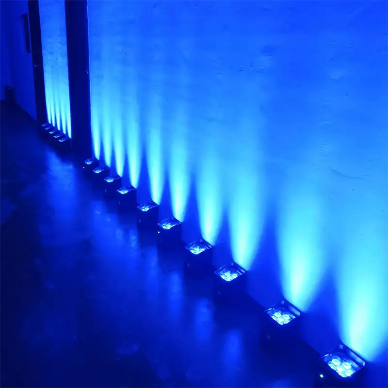 Led Color Changing Batter Par ánh sáng pin lên ánh sáng khác trang trí đám cưới LED 6x18W cho sự kiện đám cưới
