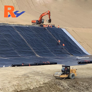 HDPE màng đất giá màu xanh/đen cuộn cho dam lót gia cố geomembranes cho bảo vệ khó khăn HDPE màng đất lót - Product Image 1