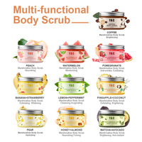 Crème éclaircissante exfoliante biologique au café, acide citrique, huile de jojoba, huile de coco, sel de l'Himalaya, pour femmes adultes, tous types de peau, à domicile