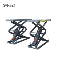 Cric hydraulique à ciseaux pour voiture double, 3,5 tonnes, avec hauteur de levage maximale de 2030 mm, 220/380 V, pour garage