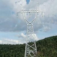Tour de transmission électrique haute tension en treillis 10KV 220KV OEM/ODM
