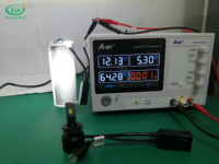 Golongtech-faros Led H4 para coche, bombillas led h4 de 130w, 65w, 6000k, 6500k, 2pies, 130w