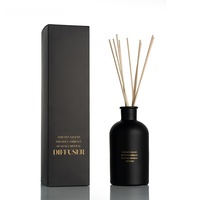 Ensemble d'huiles essentielles de luxe bouteille en verre diffuseur de roseaux avec emballage de luxe boîte-cadeau assainisseurs d'air pour la maison