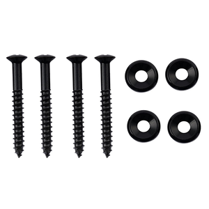 Tornillos de cabeza alomada de acero negro con arandelas, rosca métrica gruesa, clase 8.8, diámetro de cabeza de 12 mm - Product Image 5