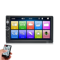 7 pouces 2 Din HD écran tactile voiture stéréo voiture MP4 MP5 lecteur USB lecteur DVD de voiture avec BT