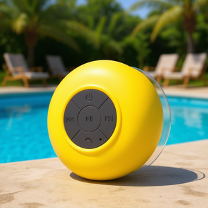 Altoparlante Portatile Impermeabile Myrva Giallo per Uso Esterno e Piscina - Product Image 2